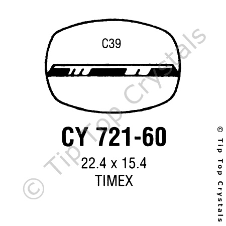 GS CY721-60 Watch Crystal