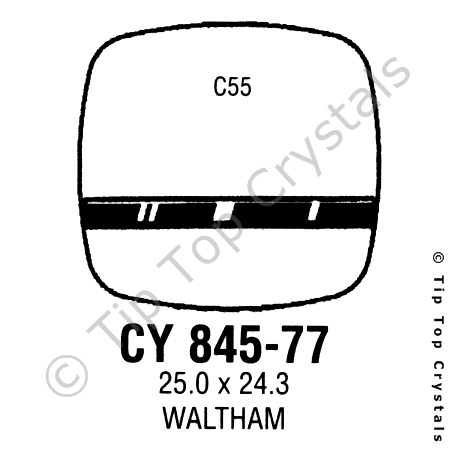 GS CY845-77 Watch Crystal