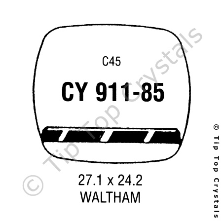 GS CY911-85 Watch Crystal
