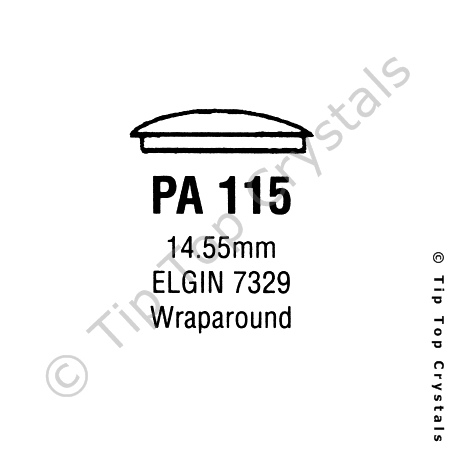 GS PA115 Watch Crystal