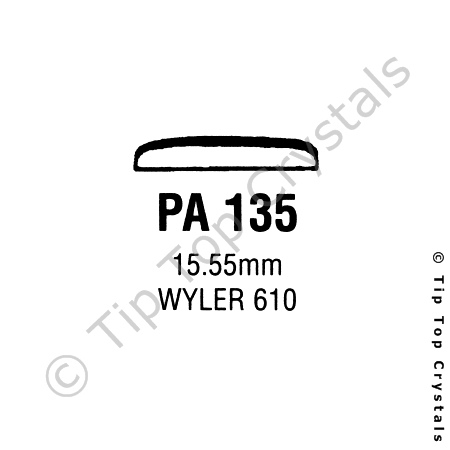 GS PA135 Watch Crystal