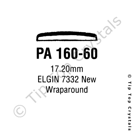 GS PA160-60 Watch Crystal