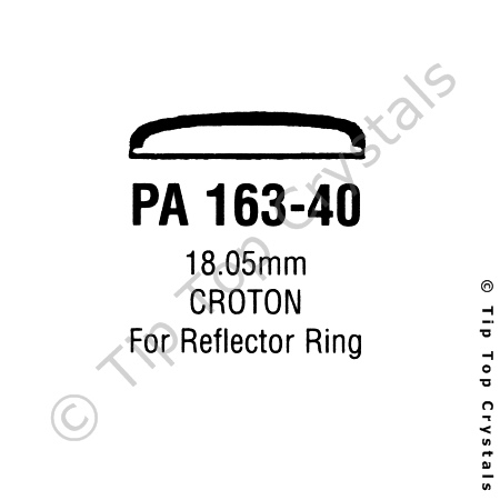GS PA163-40 Watch Crystal