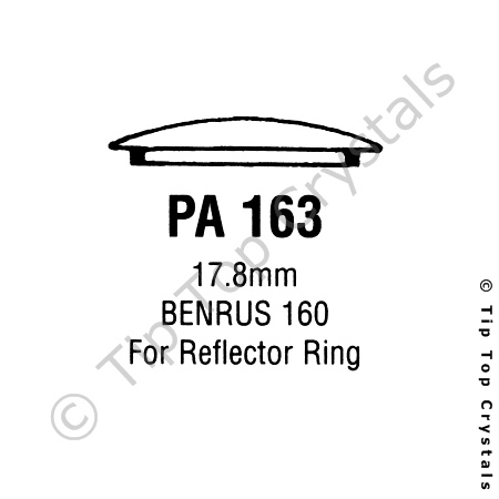 GS PA163 Watch Crystal