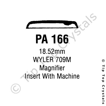 GS PA166 Watch Crystal