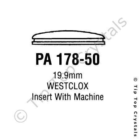 GS PA178-50 Watch Crystal