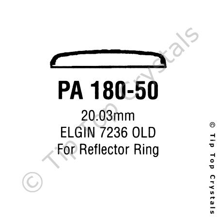 GS PA180-50 Watch Crystal