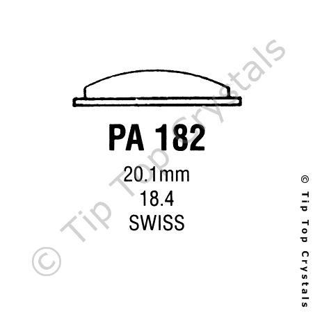GS PA182 Watch Crystal