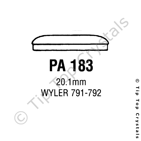 GS PA183 Watch Crystal