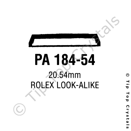 GS PA184-54 Watch Crystal