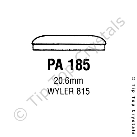 GS PA185 Watch Crystal