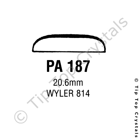 GS PA187 Watch Crystal