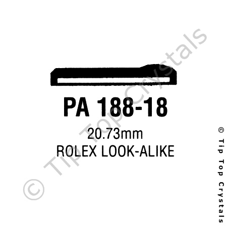 GS PA188-18 Watch Crystal