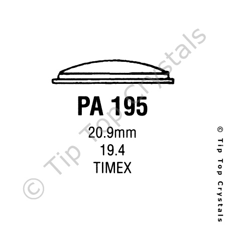 GS PA195 Watch Crystal