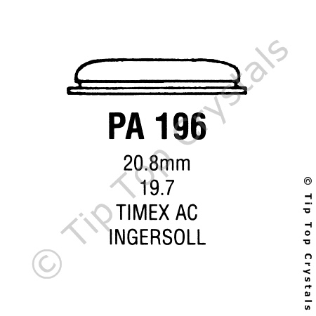 GS PA196 Watch Crystal