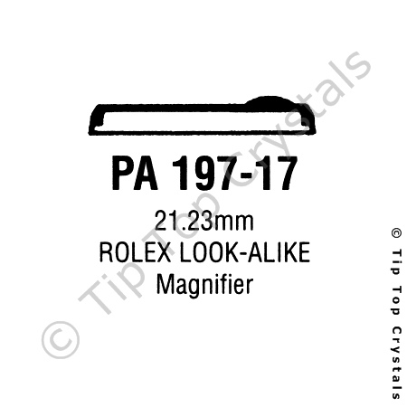 GS PA197-17 Watch Crystal