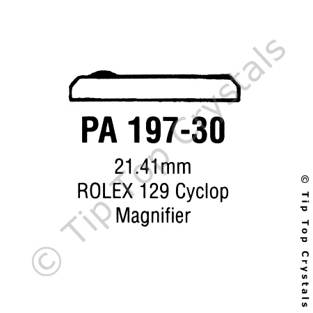 GS PA197-30 Watch Crystal