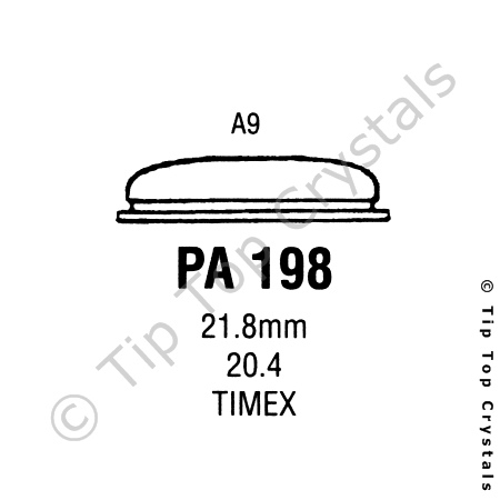 GS PA198 Watch Crystal
