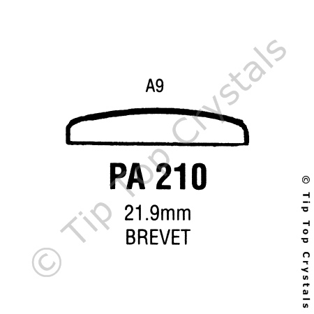 GS PA210 Watch Crystal