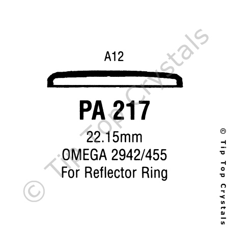 GS PA217 Watch Crystal