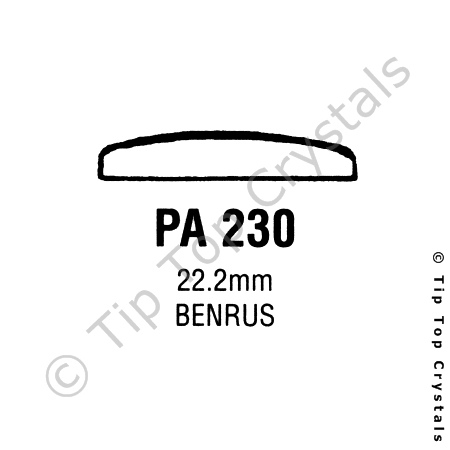 GS PA230 Watch Crystal