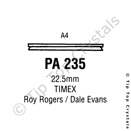 GS PA235 Watch Crystal