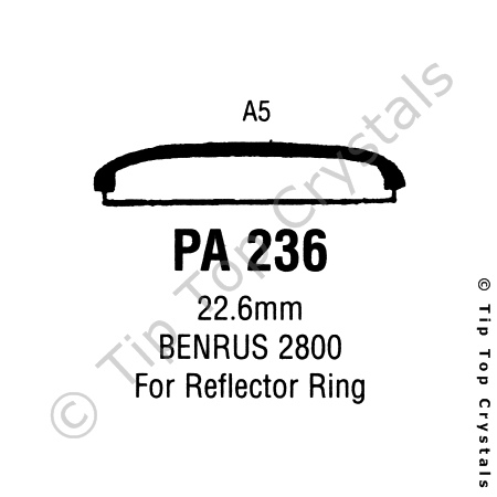 GS PA236 Watch Crystal