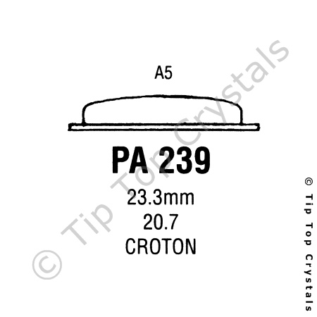 GS PA239 Watch Crystal
