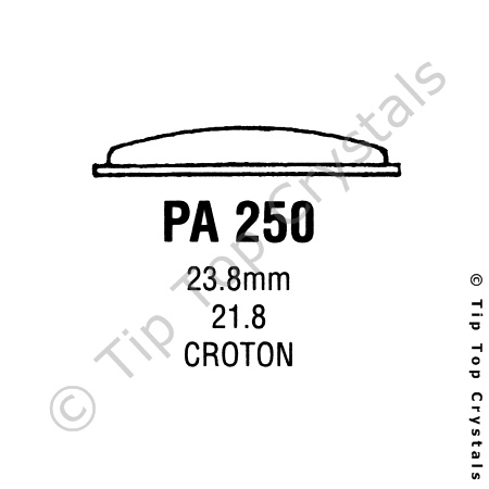 GS PA250 Watch Crystal