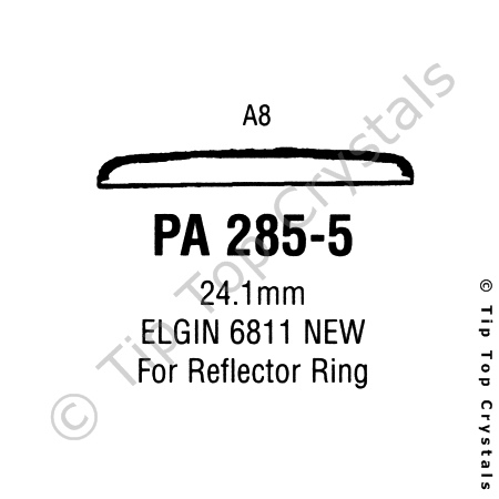 GS PA285-5 Watch Crystal