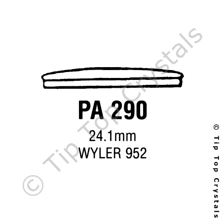 GS PA290 Watch Crystal