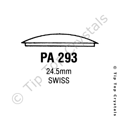 GS PA293 Watch Crystal