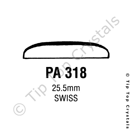 GS PA318 Watch Crystal