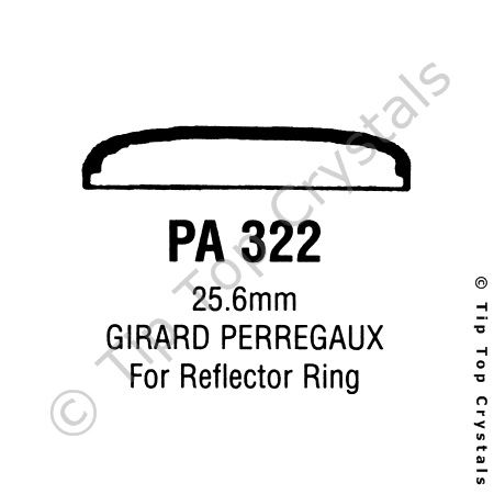 GS PA322 Watch Crystal