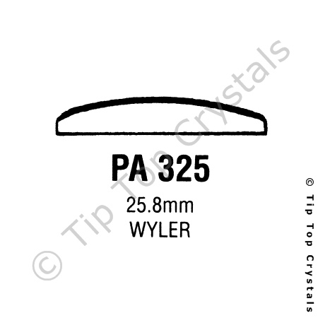 GS PA325 Watch Crystal