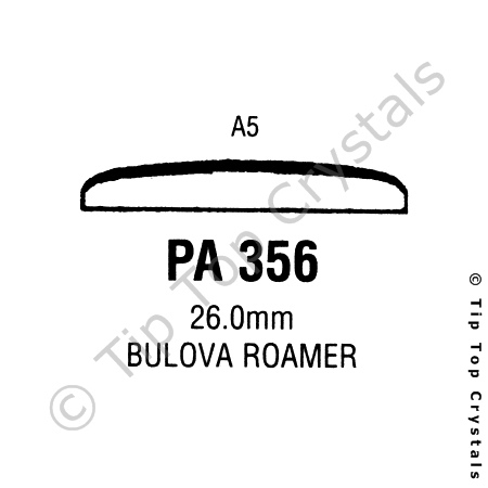 GS PA356 Watch Crystal