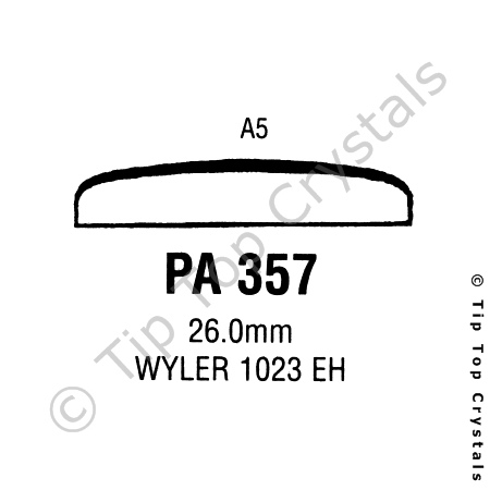 GS PA357 Watch Crystal