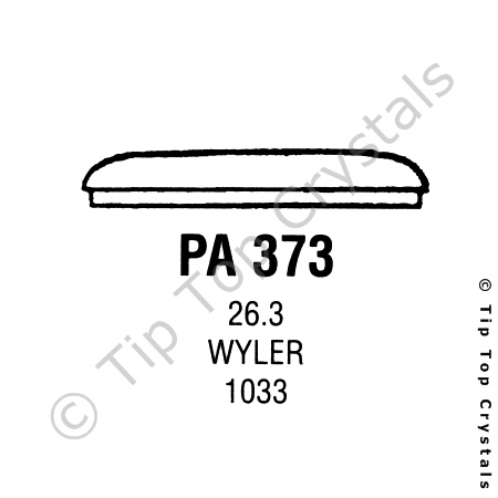 GS PA373 Watch Crystal