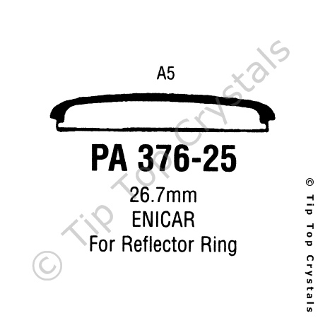 GS PA376-25 Watch Crystal