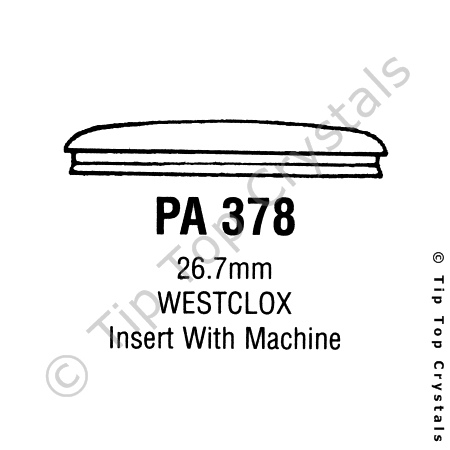 GS PA378 Watch Crystal