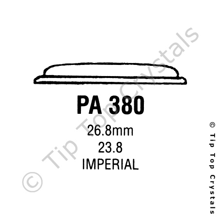 GS PA380 Watch Crystal