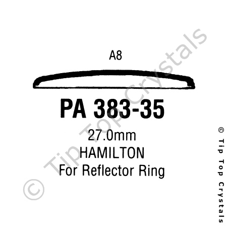 GS PA383-35 Watch Crystal