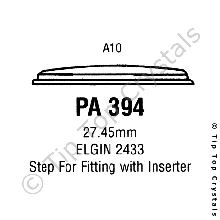 GS PA394 Watch Crystal