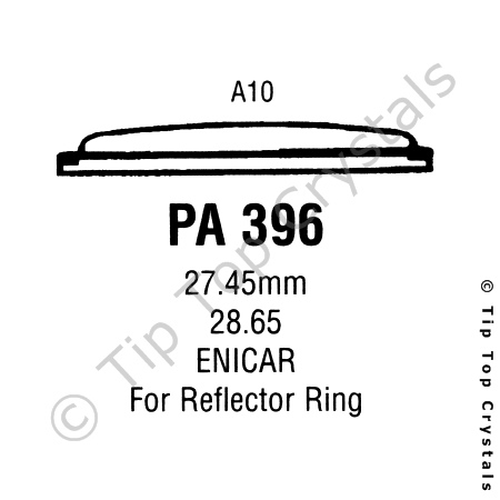 GS PA396 Watch Crystal