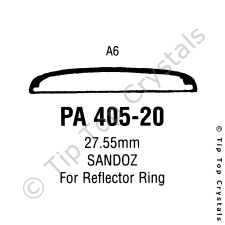 GS PA405-20 Watch Crystal