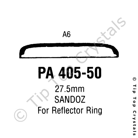 GS PA405-50 Watch Crystal