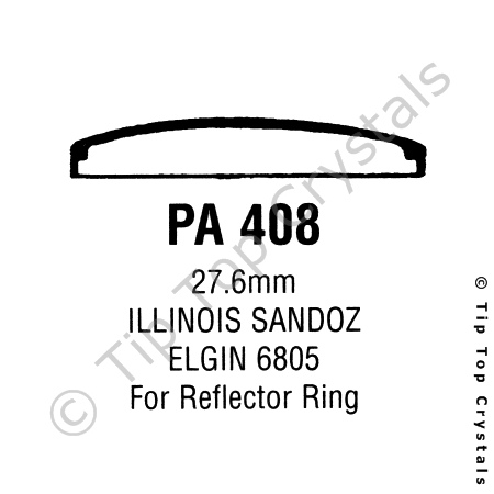 GS PA408 Watch Crystal