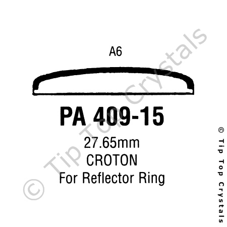 GS PA409-15 Watch Crystal