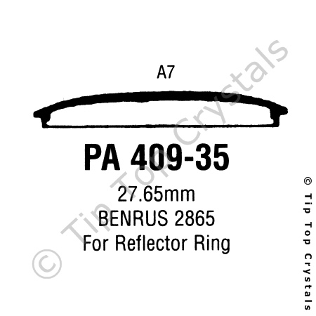 GS PA409-35 Watch Crystal