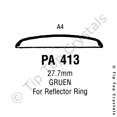 GS PA413 Watch Crystal